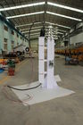 8m manaul winch operation telescopic mast/8m steel telescopic mast/8m steel telescopic mast for mobile light tower