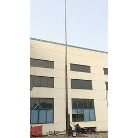 21m mobile telecommunicaiton tower mast hydraulic trailer system