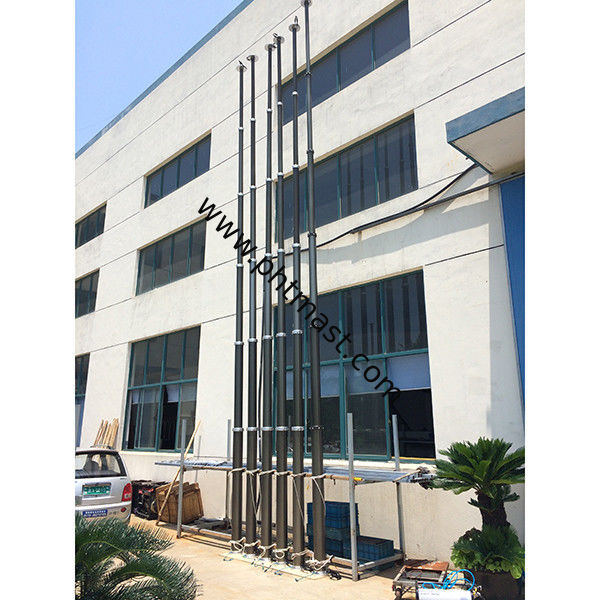 9m security and protection surveillance pneumatic telescopic mast